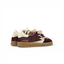 SNEAKER CLUB PATCHWORK MOGANO, BURGUNDY E BURRO