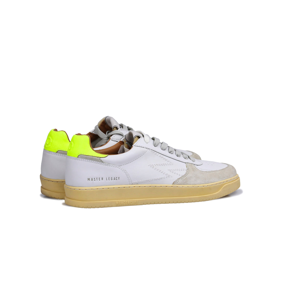 Fluorescent yellow Legacy backtab sneaker