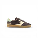 SNEAKER CLUB IN SUEDE LAVAGNA E BACKTAB IN CAVALLINO MATCHA