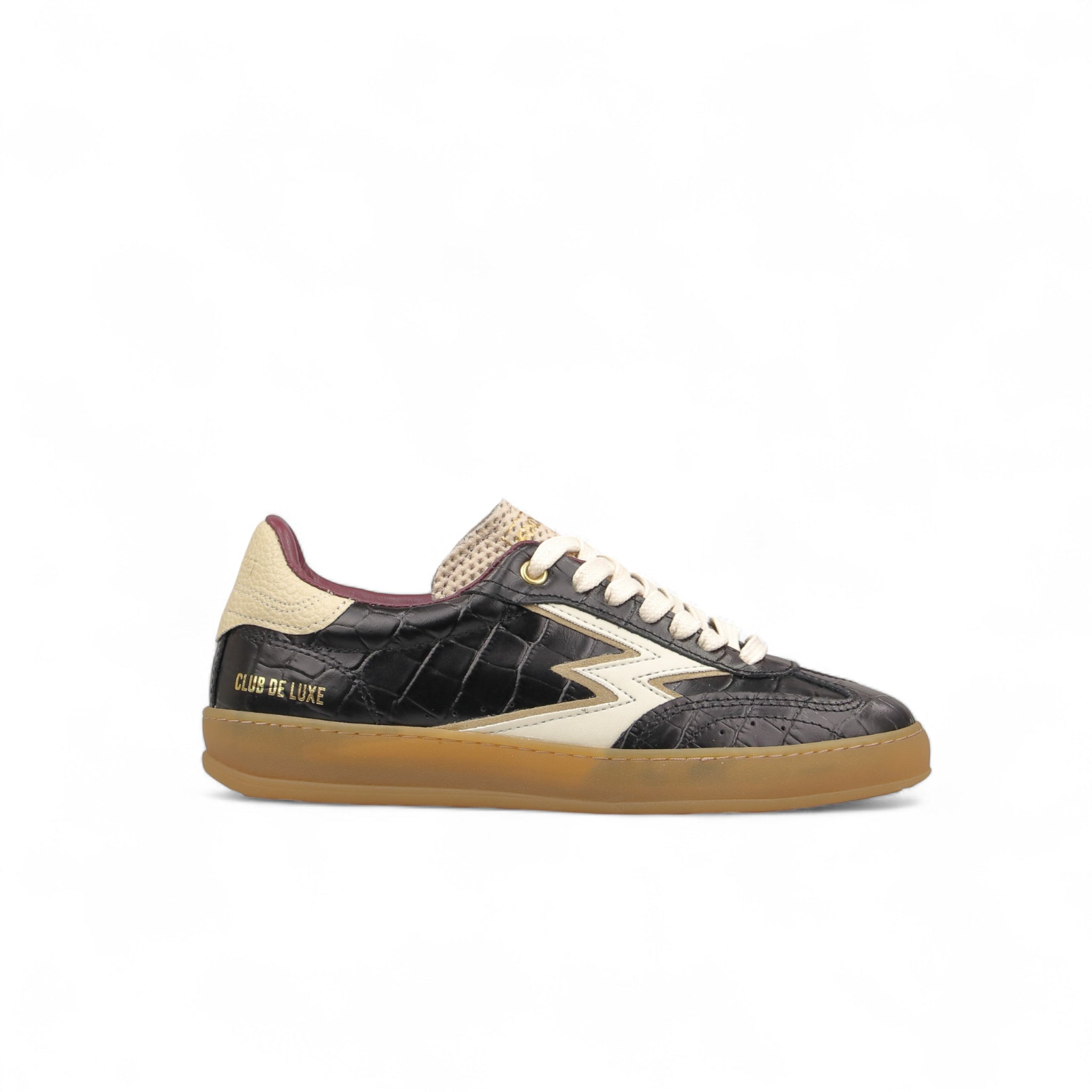 SNEAKER CLUB COCCODRILLO NERA