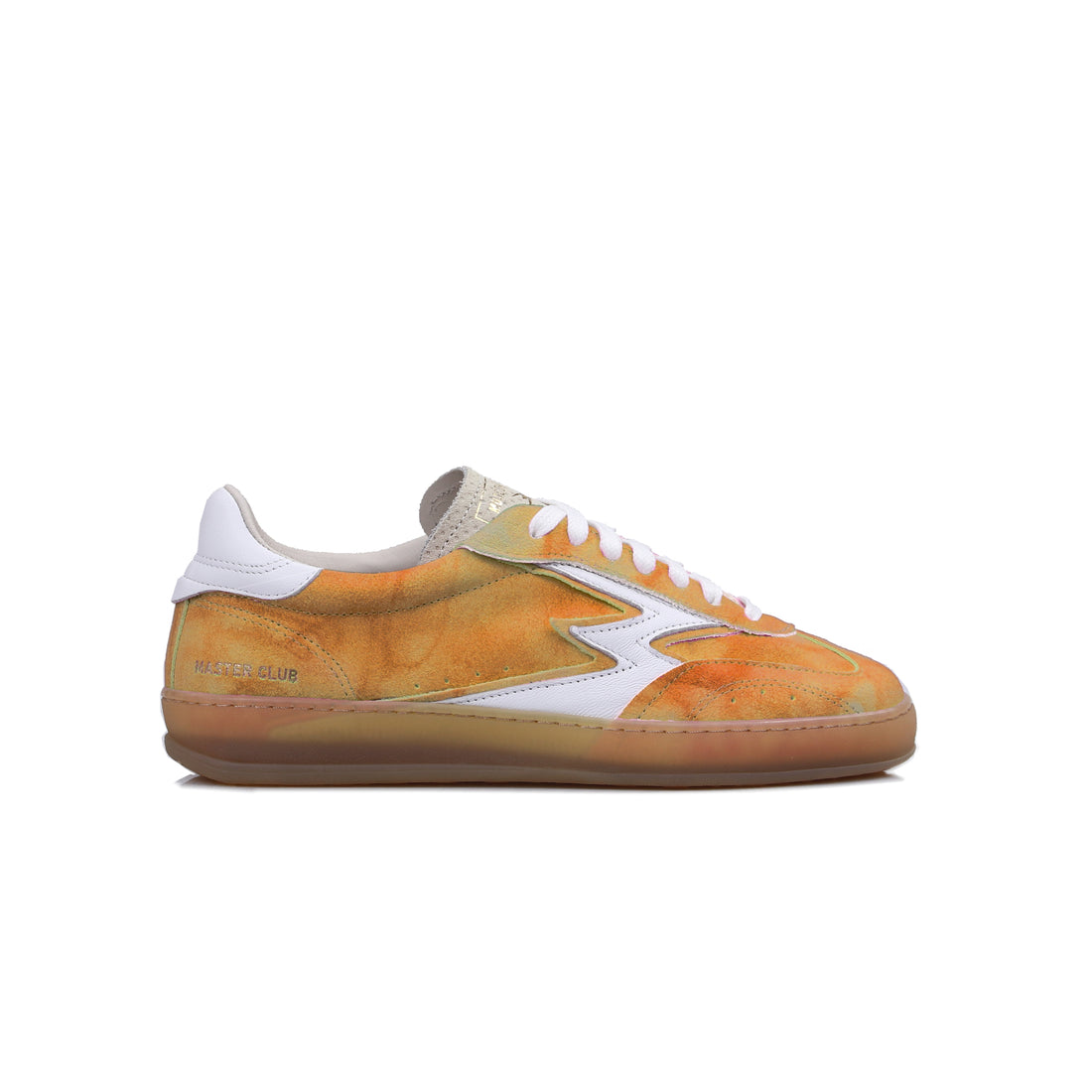 Yellow Club Sneaker with White Leather Logo