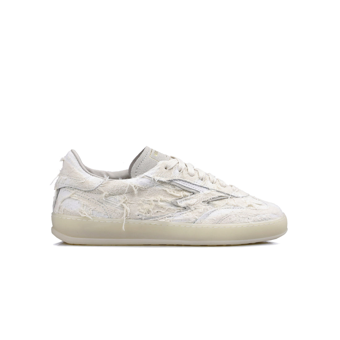 Off-White Leather and Canvas Club Sneaker