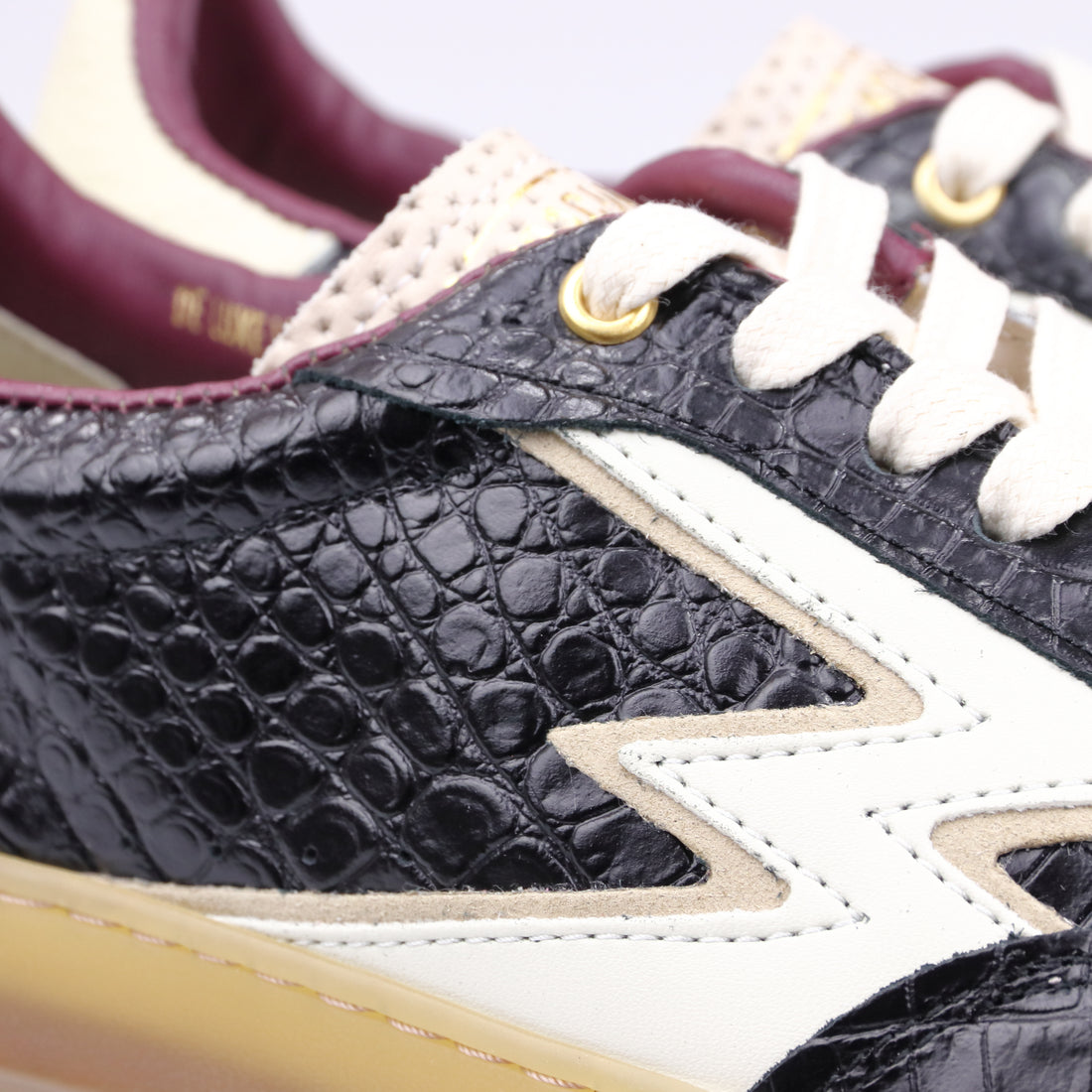 SNEAKER CLUB COCCODRILLO NERA