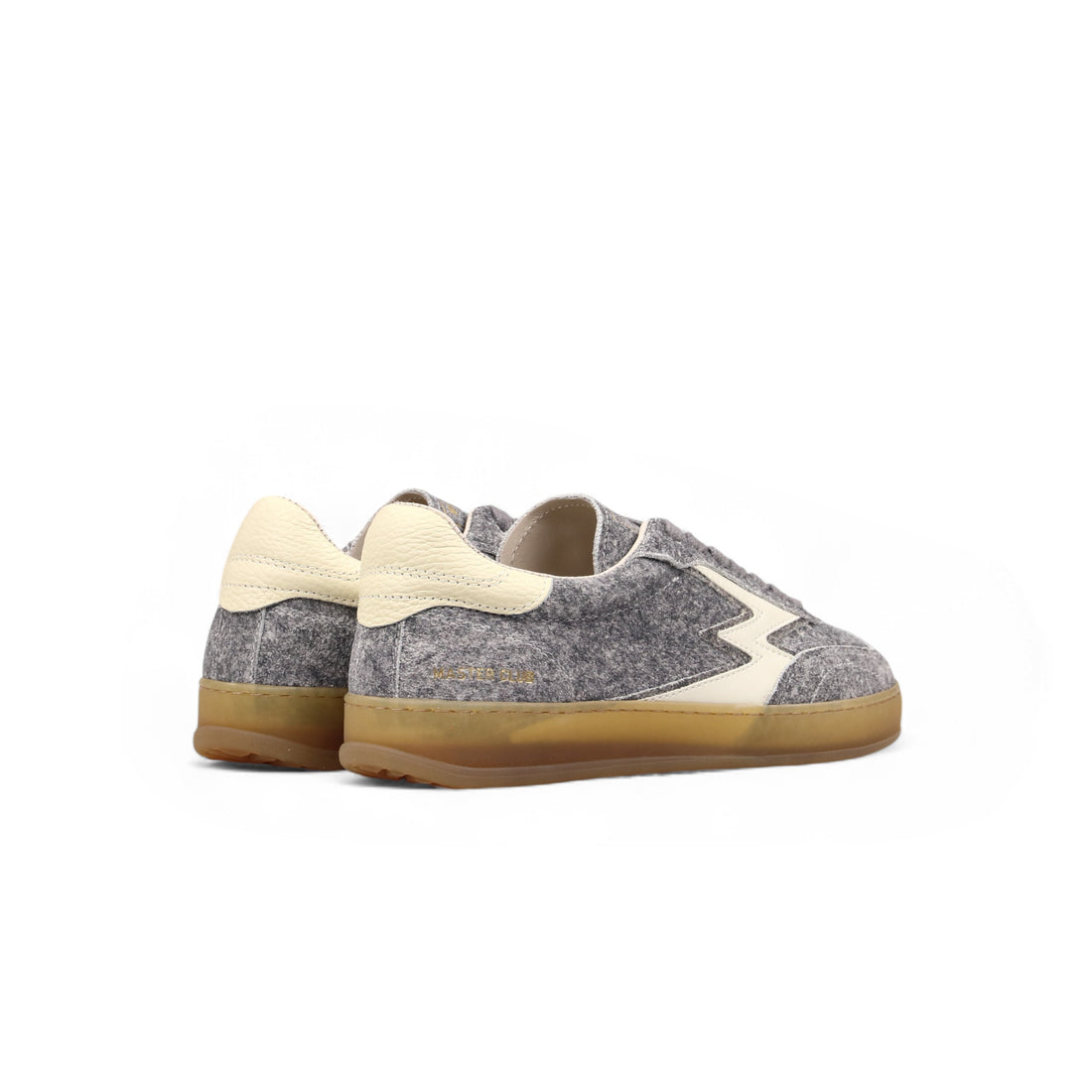 SNEAKER CLUB SUEDE EFFETTO FELTRO GRIGIO