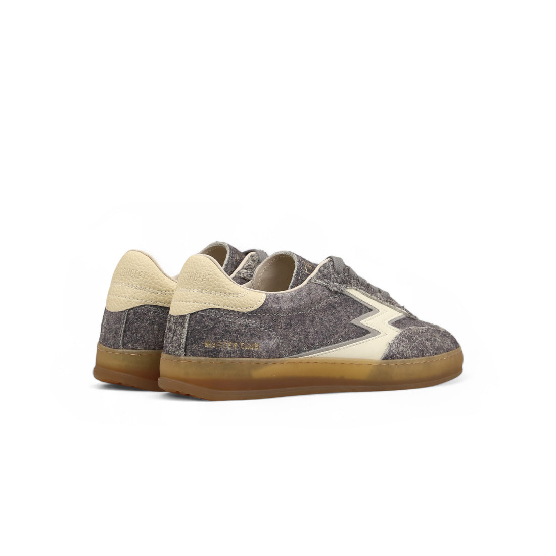 SNEAKER CLUB SUEDE EFFETTO FELTRO GRIGIO