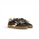 SNEAKER CLUB MARRONE SCURO E GRIGIO