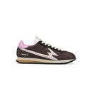 Brown and Pink Flash Nylon Sneaker
