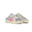 Sneaker Iconic Mule Glitter Argento