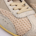 Sneaker Ikigai Ecru Mesh E Dettaglio Crackle