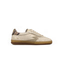 Club Sneaker Beige Crackle Snake Print Tobacco