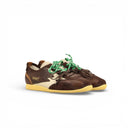 SNEAKER IKIGAI IN PELLE COLOR CIOCCOLATO CON DETTAGLI BURRO E CUOIO