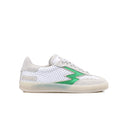 Sneaker Club Bianca Logo opaco Verde Uomo