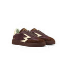 SNEAKER CLUB PELLE BORDEAUX SCURO