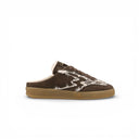 SNEAKER CLUB MULE SHEARLING MARRONE