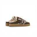 SNEAKER CLUB MULE SHEARLING MARRONE