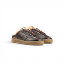 SNEAKER CLUB MULE PELLE TESTA DI MORO