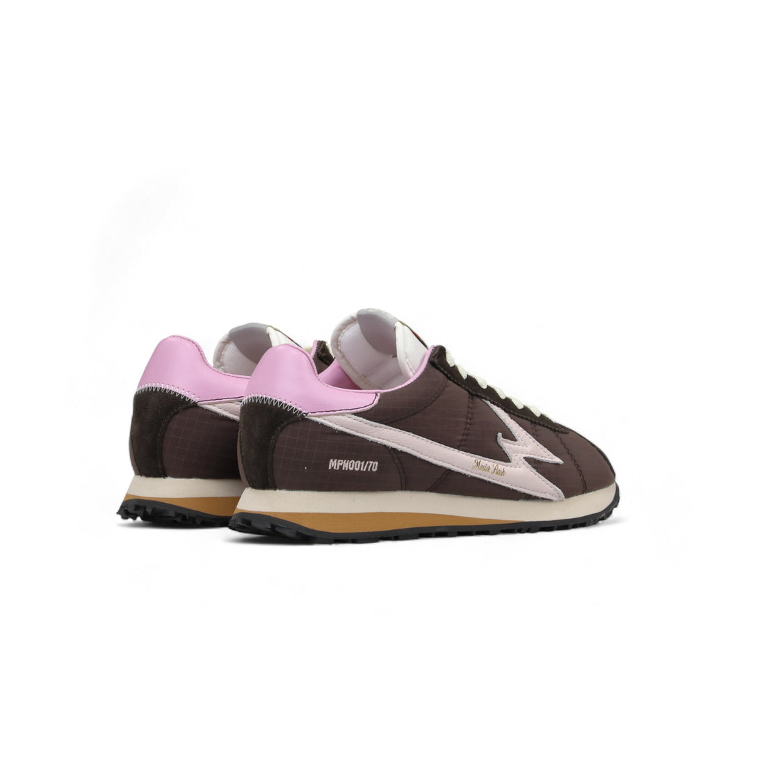 Sneaker Flash Nylon Marrone e Rosa