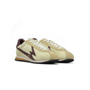 Beige and Brown Flash Suede Sneaker