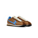 Flash Nylon Sneaker in Hazelnut and Electric Blue