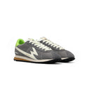 Flash Nylon Gray and Lime Sneaker