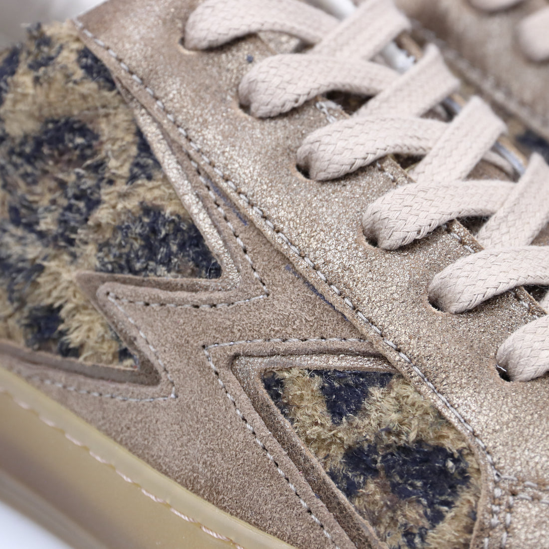 SNEAKER ICONIC SUEDE LEOPARDO