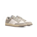 Squad sneaker with embroidered logo and gray details