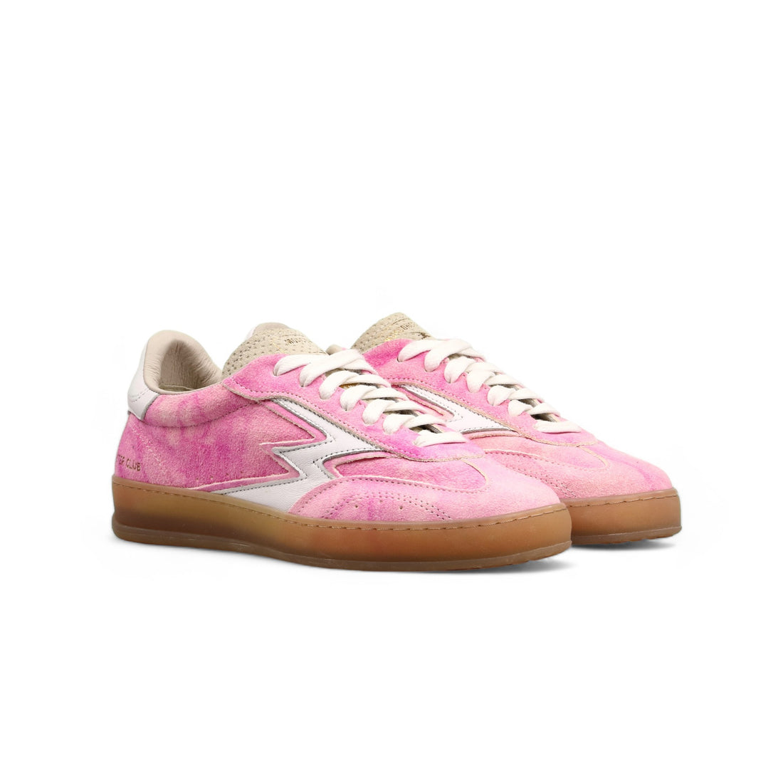 Pink Club Sneaker Details White leather