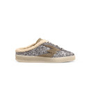 Sneaker Club Deluxe Mule Glitter Argento