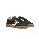 Sneaker Club Suede Graffiato Nero Uomo