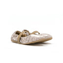 TOUJOURS PLATINUM BALLET FLATS