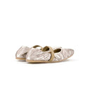 TOUJOURS PLATINUM BALLET FLATS